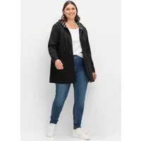 Sheego Shirtjacke Sweatjacke Langarm