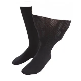 1 Pack Extra Breite Locker Sitzen Baumwoll-Oedema-Socken für Geschwollene Knöchel