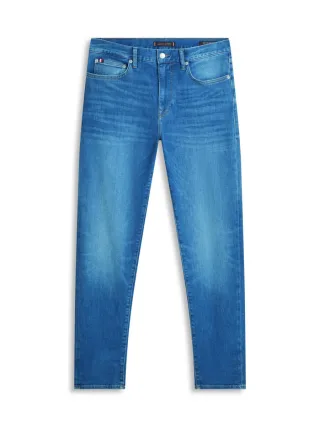 Tommy Hilfiger - Bleecker Slim Jeans mit Fade-Effekten blau - Gr. - 32