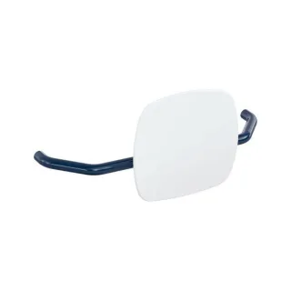 Hewi 801 Rückenstütze 801.51.907150 Wandabstand 230mm, Lehne signalweiß, stahlblau