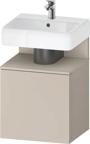 Duravit Qatego Waschtischunterbau wandhängend Taupe Matt 490x420x645 mm - QA4077L83910000 QA4077L83910000