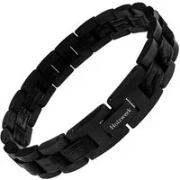 Holzwerk Edelstahlarmband Designer Holz Armband, Armkette Gliederarmband, Holz Unikate inkl. Armbandkürzer, ideal als Geschenk