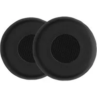 kwmobile 2x Ohr Polster für Jabra Evolve 75 Ohrpolster (Ohrpolster Kopfhörer - Kunstleder Polster für Over Ear Headphones)