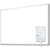 Heidenfeld Infrarotheizung 300-1000 W Elektroheizung HF-HP100-3 inkl. Thermostat - 10 J. Garantie, Fenster-Auf Erkennung - Infrarot Wandheizung Elektro Heizkörper