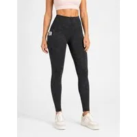 FemmeTone Highwaist Leggings Damen Sportleggings mit Handytasche, Yoga- & Laufhose Fitness-Tights mit Push-up-Effekt & poformender Passform