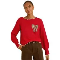 Love & Roses Strickpullover Love & Roses Strickpullover mit Bogenkante Regular (1-tlg)