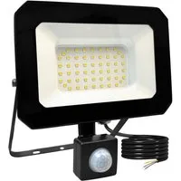 Novostella LED Flutlichtstrahler, LED fest integriert, Tageslichtweiß, Scheinwerfer IP65 Wasserdicht mit 1,5M Stromkabel