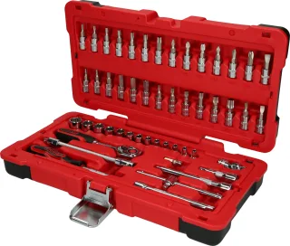 KS Tools 1/4" CHROMEplus Steckschlüssel-Satz, 50-tlg - 958.0650