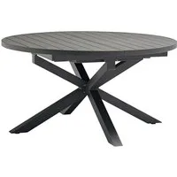 Destiny Esstisch ARONA, Ø145/ (oval 199x145)x75cm, Aluminium