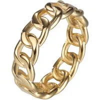 Firetti Fingerring Schmuck Geschenk Edelstahl Ring Damenring Herrenring Panzerkette Color