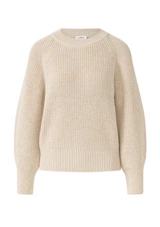 s.Oliver - Strickpullover beige - Gr. - 42