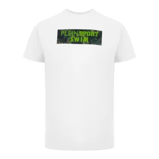 Kurzes Herren-T-Shirt in Weiß