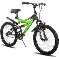 JOYSTAR Kinderfahrrad 20 Zoll bike für Jungen und Mädchen ab 7-12 Jahren Student Pendler, 1 Gang, mit vollgefedertem Stahlrahmen und 1-Gang-Antrieb mit Ständer