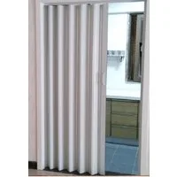 Casiloo® Falttür Falttür Kunststoff PVC Falttüre Schiebetür Nischentür Raumtrennung
