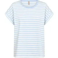 soyaconcept Kurzarmshirt SC-RINA STRIPE 18 aus Baumwollmischung mit Elasthan, normale Passform, elastisch
