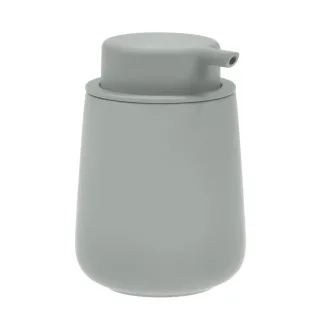 Seifenspender Nova One Porzellan 250ml 8x12cm | Zone Denmark Matt Soft-Touch matcha green Seifendosierer Pumpseifenspender für Bad und Küche.