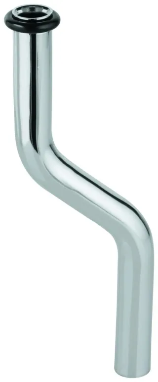 GROHE Urinal-Spülrohr 37040 Durchm.18mm 200mm aus Messing Kröpfung 50mm chrom 37040000