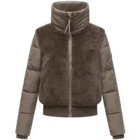 Navahoo Plüschjacke Teddyzone 14 Teddy-Fleece Jacke mit hohem Kragen