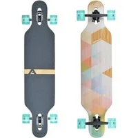 Apollo Longboard Twin Tip DT Longboard 39", aus Holz mehrlagig verleimt für Idealen Flex & Stabilität