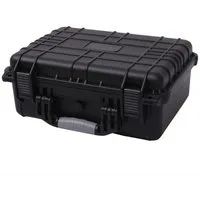 vidaXL Kameratasche Gefahrgutkoffer Schwarz 40,6x33x17,4 cm