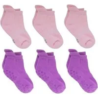Yalion Kurzsocken Weiche Kinder Antiruschsocken Halbplüsch (6-Paar) Elastisch