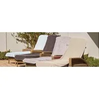 Sansibar Sylt Saunatuch Schonbezug Liegenauflage Sansibar mit gesticktem Säbel, 75x200 cm, mit Umschlag ohne Verrutschen, hautfreundlich, pflegeleicht