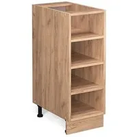 Vicco Unterschrank Fame-Line, Goldkraft Eiche/Goldkraft Eiche, 30 cm ohne Arbeitsplatte (1-St)