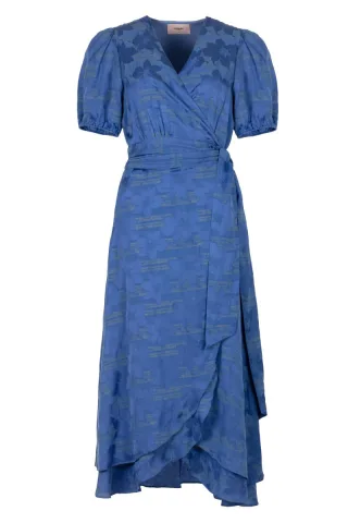 Freebird - Kleid - Blossom blau - Gr. - XS