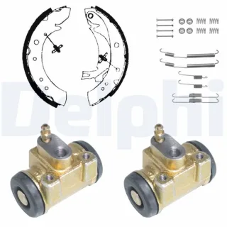 Delphi Bremsbacken vormontiert hinten Citroen Fiat Peugeot KP902