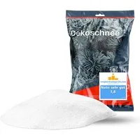 Weihnachtswunder® Streudeko Kunstschnee Dekoschnee weich ca. 1000 ml Schnee Weihnachten Deko, (Packung 1-tlg), weich / fluffig