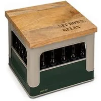 BURI Sitzauflage Bierkastensitz Getränkekistensitz Bierkistensitz Sitzauflage 41x30x2cm