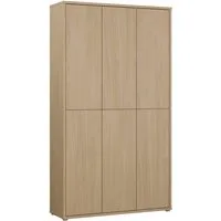FORTE Schuhschrank Alice Springs, Schuhschrank, B/H/T 109,2/191,9/34,9 cm, 36 Paar Schuhe (B/H/T 109,2/191,9/34,9 cm) Stauraumschrank, Mehrzweckschrank, (B/H 109cm x 192cm), mit 16 Böden