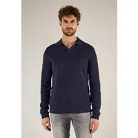 STREET ONE MEN V-Ausschnitt-Pullover aus reiner Baumwolle
