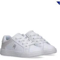 Tommy Hilfiger Sneaker Schnürschuh, Freizeitschuh, Retro Sneaker mit TH-Logo
