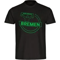 multifanshop T-Shirt Herren Bremen - Meine Fankurve - Männer