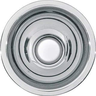 KWC Aquarotter Rundbecken, RONDO, Edelstahl, 233x107 mm, ohne Überlauf, seidenmatt, 2000056331 2000056331