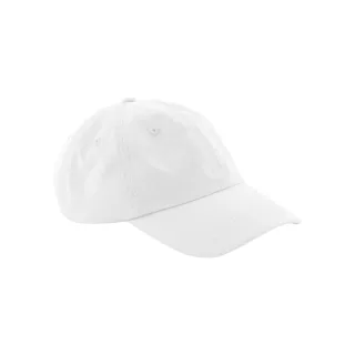 Beechfield - Baseball-Mütze Verkleidet (Weiß)