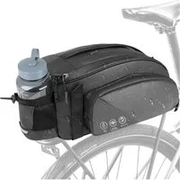 PFCTART Fahrradtasche Schultertasche und Handtasche für Fahrradrahmen, Fahrradtasche Zubehör (Set, 1-tlg., Fahrradtaschen für Gepäckträger – Fahrrad-, Schulter- & Tragetasche), 11 L wasserdichte Fahrradtasche mit Reflektoren, robust & sicher