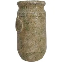 B&S Pflanzkübel Blumenkübel Vase im Antik Shabby Steinoptik Rund H x Ø: 29 x 15,5 cm