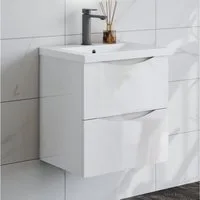 duschspa Waschtisch Unterschrank Waschtischunterschrank Waschbeckenunterschrank Badschrank, 50-120cm Hängeschrank, Matt / Hochglanz