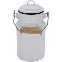 Krüger Milchkanne Husum, 2 l, emailliert