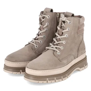 Tamaris Schnürboots  Taupe - Gr. 40 -  Textil