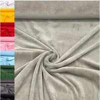 MAGAM-Stoffe Stoff "Stella", Nicki super weich uni einfarbig ÖKO-TEX Meterware ab 50cm