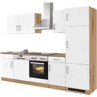 KOCHSTATION Küchenzeile KS-Toronto, Breite 280 cm, mit E-Geräten