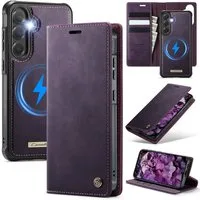 Mycotech Handyhülle Premium 2in1 Klapphülle für Samsung mit abnehmbarem Case Retro Tasche