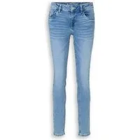 TOM TAILOR Skinny-fit-Jeans TTLUCIE Skinny mit Viskose und Stretch - 5-Pocket-Style