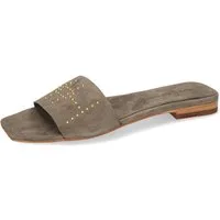 Melvin & Hamilton Brooke 3 Leder-Pantoletten für Damen Pantolette Flache Absätze, Echtes Leder