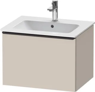 Duravit D-Neo Waschtischunterbau wandhängend Taupe Matt 610x462x440 mm - DE42610BD910000 DE42610BD910000