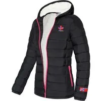 Nebulus Winterjacke GLOWFUR, P4835 - Damen, schwarz, XL/42
