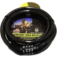 cofi1453 Kabelschloss Fahrradschloss CH-202,550mm/12mm Mit 4-Stellig Zahlencode